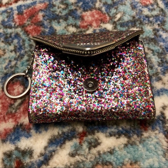 🎉EUC REBECCA MINKOFF MULIT GLITTER METRO WALLET🎉 - Picture 2 of 8